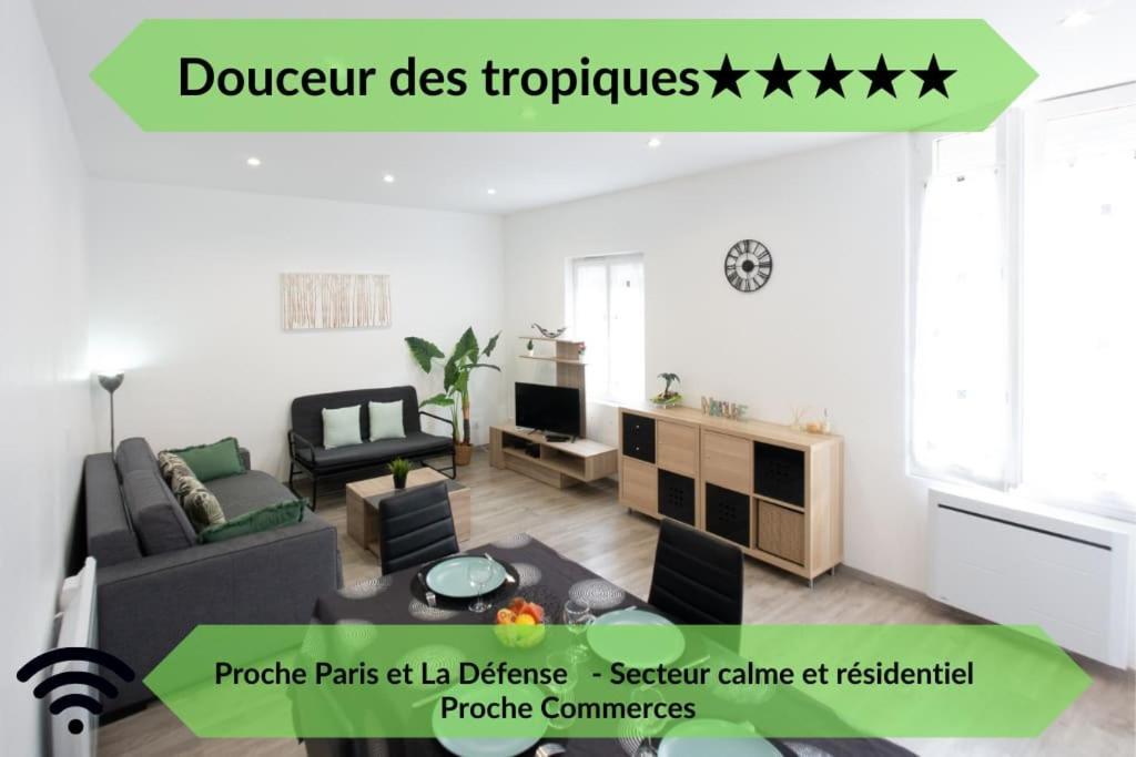 *Douceur Des Tropiques*Parisis Apartment Аржантьой Екстериор снимка